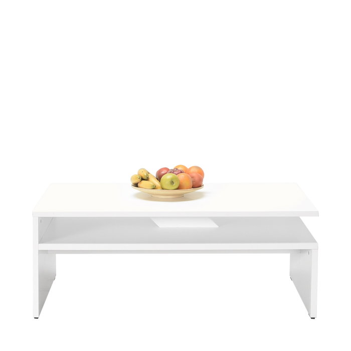 Hanah Home Mesa de Centro Blanco Diamante Hanah Home Mesa de Centro Blanco Diamante